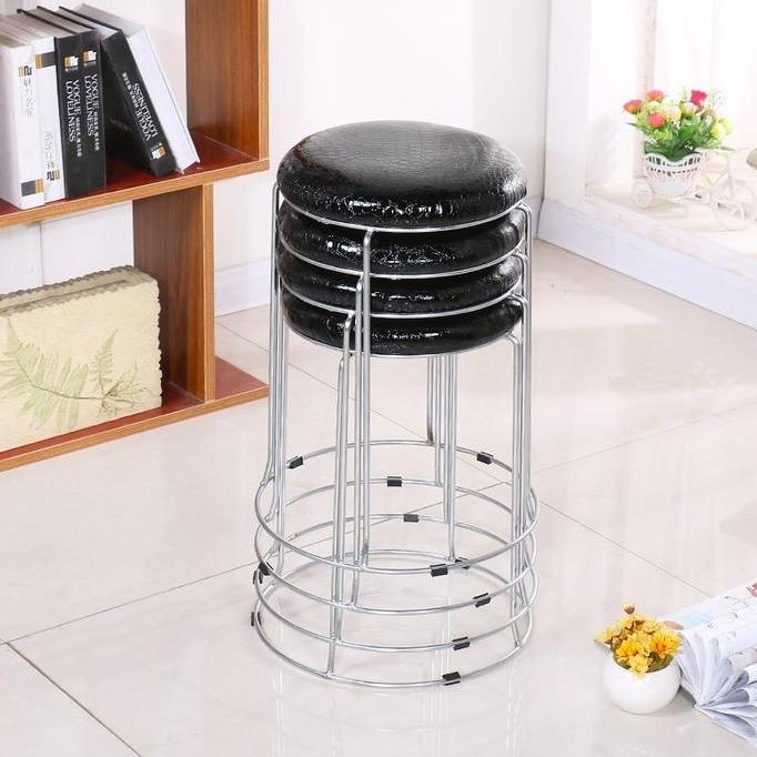 TERBARU - SHENAR Kursi Bar/Kursi Rias/Kursi Cafe/Kursi Bakso Kursi Susun Mewah Furnitur Lipat Penghe