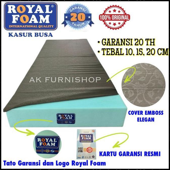 TERLARIS - Kasur Busa GARANSI 20 TAHUN ROYAL FOAM DENSITY 24