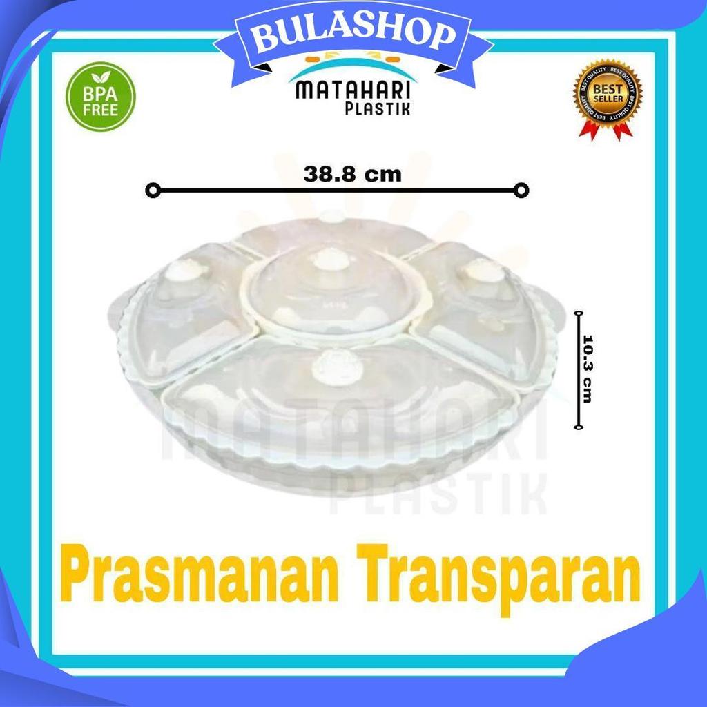 Basi Prasmanan Bulat La Rosa/Prasmanan Bening/Basi Prasmanan Bulat/Basi Plastik Putar Cod