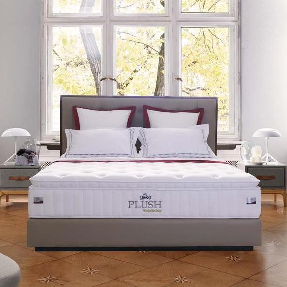 Zees Kasur Springbed Tipe PLUSH Pillow Top - Mattress Only (TERBAIK) (TERBARU) (TERMURAH)