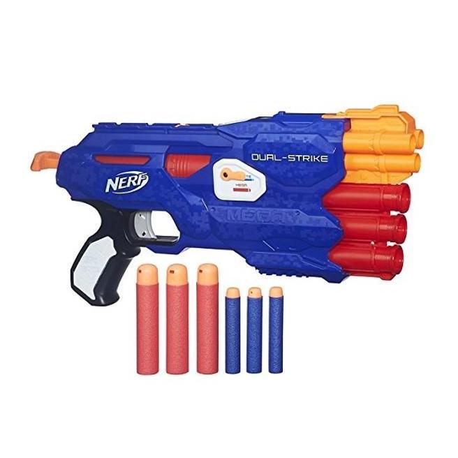 NERF DUAL-STRIKE DUAL STRIKE MAINAN ORIGINAL ASLI KODE 855
