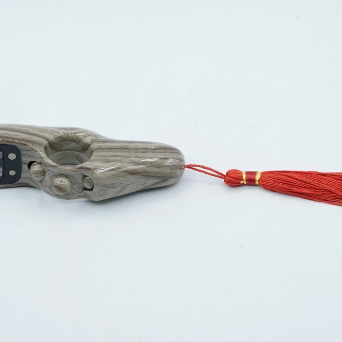 (Termurah) Tasbih Digital Ibadah Doa Zikir Muslim Lampu Led Premium - Chesnut Kayu Wood - Sxh5136 - 