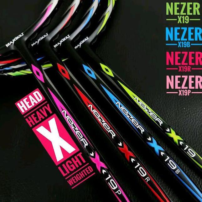 Loop- Raket Maxbolt Nezer X 19 30Lbs Original Badminton