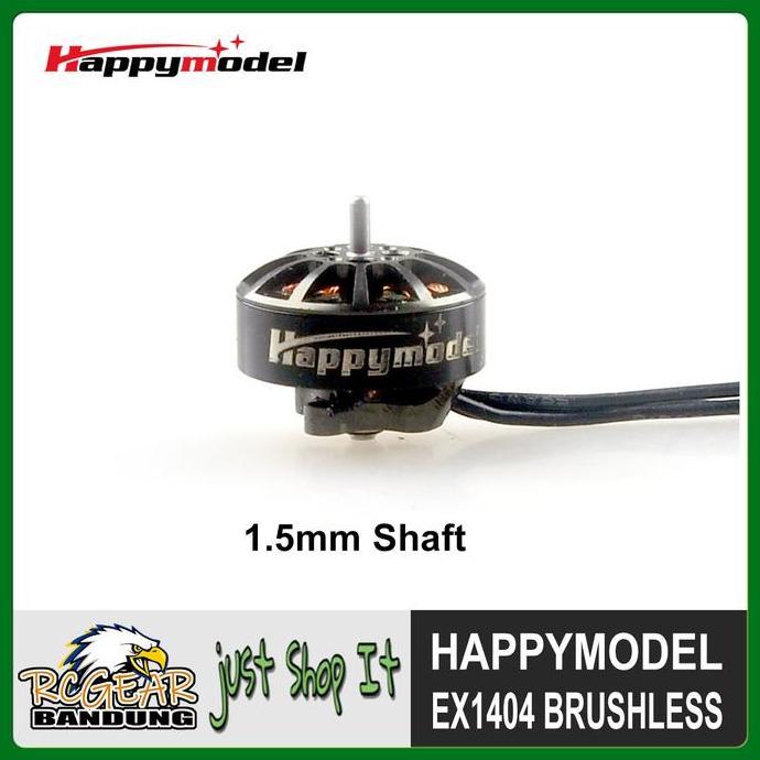 TERBARU - Happymodel EX1404 KV2750 KV3500 KV4800 Brushless Motor 1.5mm shaft for Drone