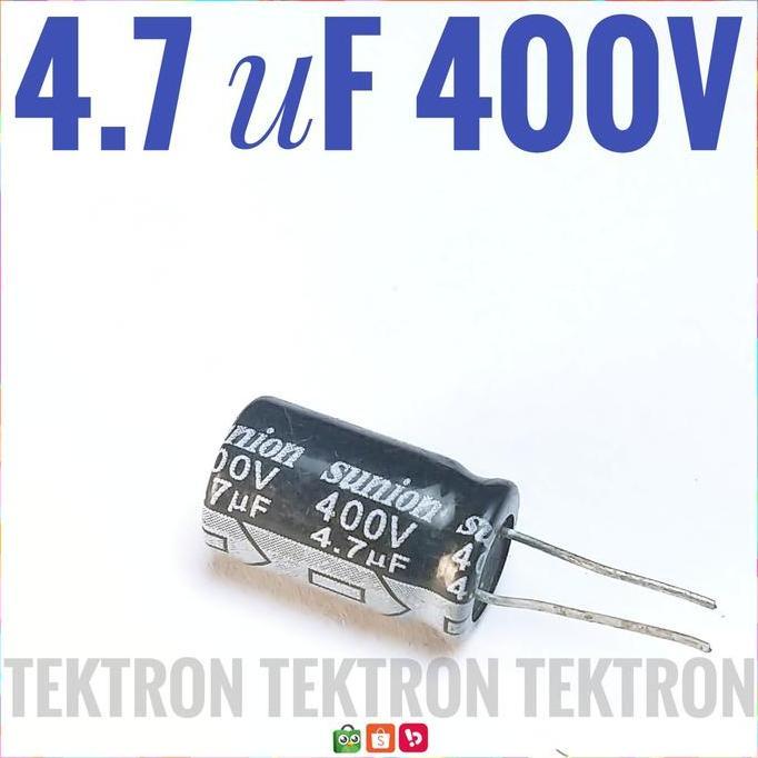 Murah (1) Elko 4.7uF 400V Elco tek70n Ayo Beli
