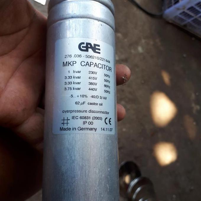 CAPASITOR CAPASITOR MKP GEA 3.75 kvar
