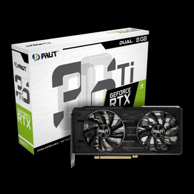 TERMURAH - PALIT DUAL RTX 3060 Ti GDDR6 8GB