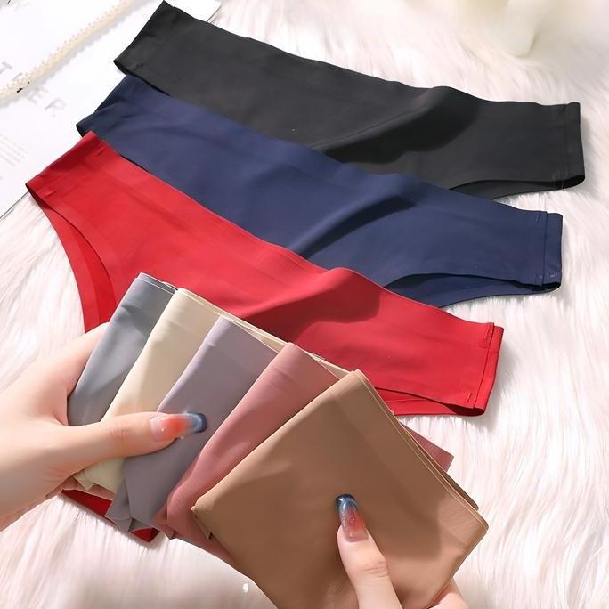 CARDIENAL [COD] Celana Dalam Wanita Tanpa Jahitan CD Fashion Silk CD, Celana Dalam Wanita Thong, Cel