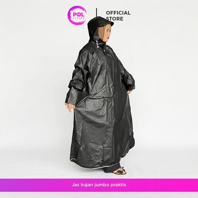 NAKATEKNO POL - Jas Hujan Ponco Jumbo Hoodie Gamis