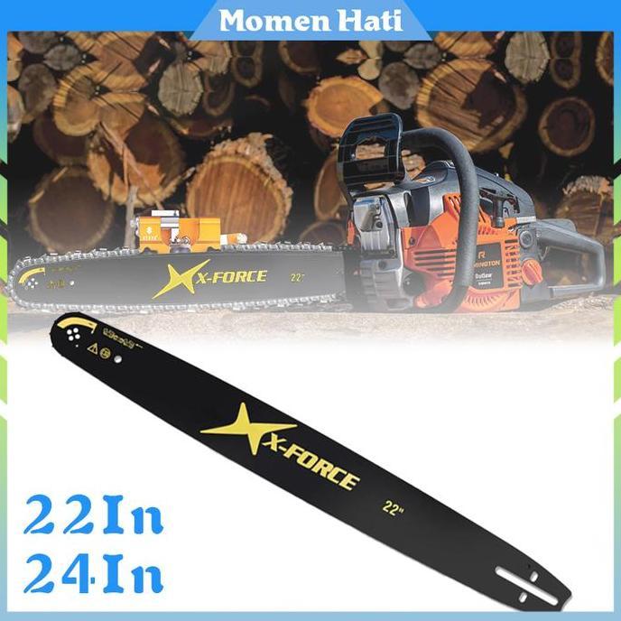 MIOSHINOCHE 22in 24in Bar Chainsaw Maestro Bar Gergaji Mesin Guide Bar Chainsaw