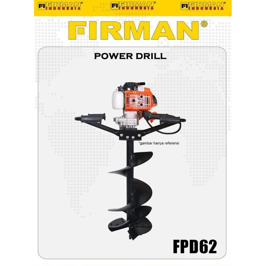 MIOSHINOCHE Mesin Bor Tanah FIRMAN FPD62 / Earth Auger Drill FPD 62 FPD-62 FIRMAN
