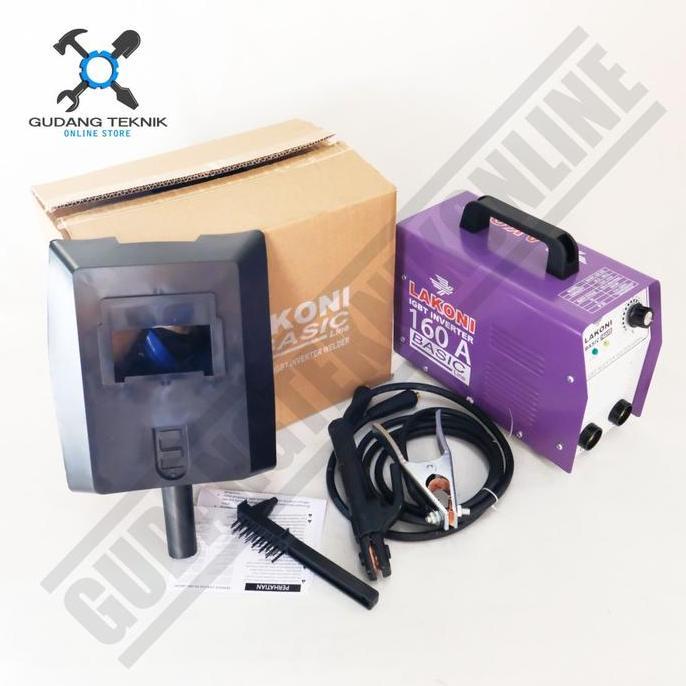 SABILULUNGAN Mesin Las Listrik Lakoni Basic 162 IXS / Trafo Las Lakoni Basic 162IXS Inverter Lakoni 