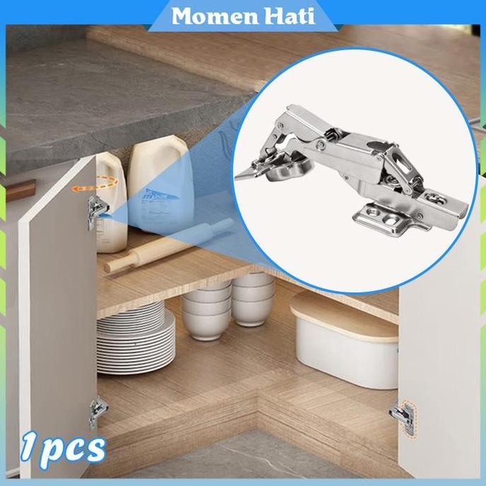 SIMATEKNO Engsel Buaya Slow Motion Engsel Pintu Slow Motion Otomatis Stainless