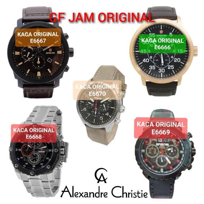 KACA ORIGINAL JAM TANGAN EXPEDITION E6666 E6667 E6668 E6669 E6670
