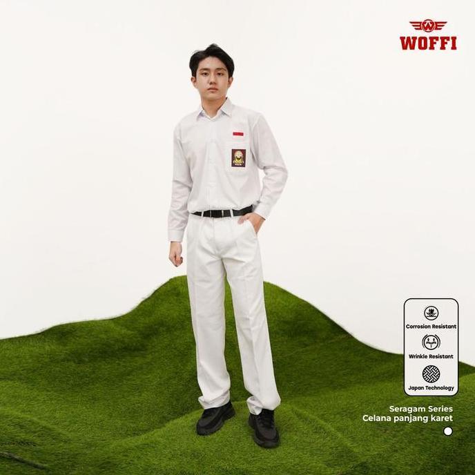 Woffi Seragam SMA Celana Panjang Putih