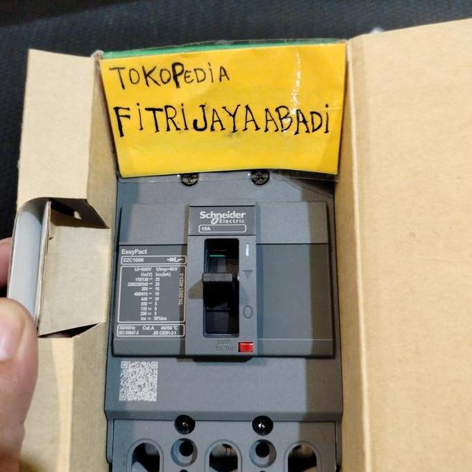 Mccb Schneider Ezc100N 15A  25A 30A 40A 50A Mccb Schneider Terbatas