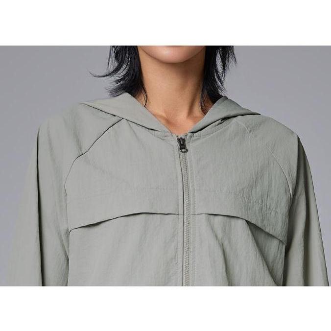 TERBARU - [Minne] STL Flap Hoodie Match Up Woven / Jaket STL Hoodie Wanita