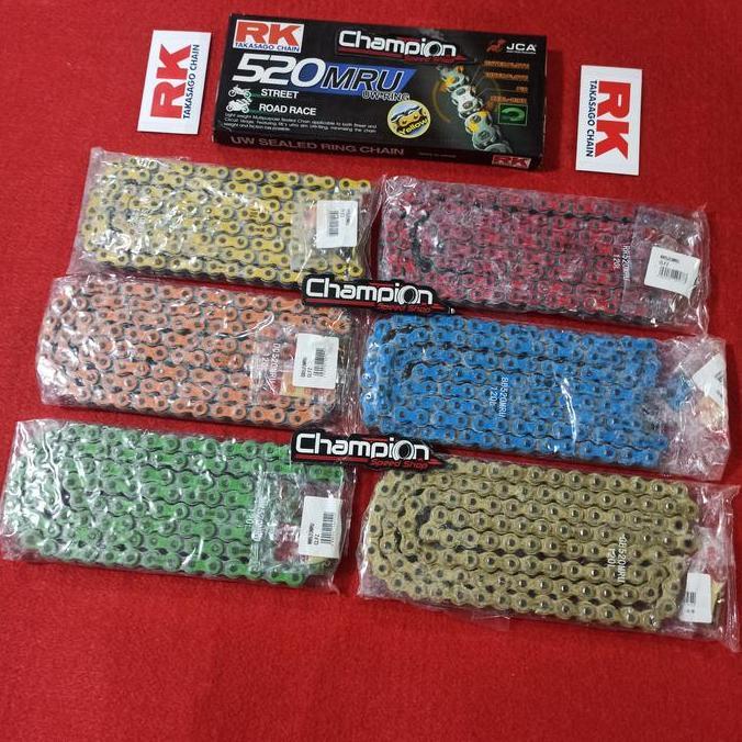 Rantai RK TAKASAGO Chain 520 MRU UW-Ring R25 MT25 ER6N KTM Duke 250