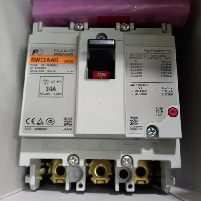 Mccb Fuji Bw32Aag 3P 30A Original Asli