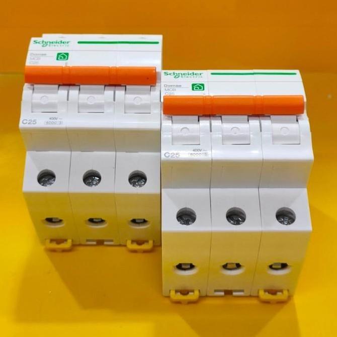 Mcb 25A 3Phase Schneider  - Sinto Electric Asli