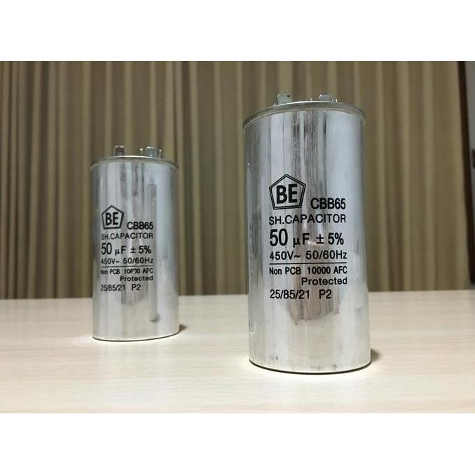 Otove- Kapasitor Ac Kulkas Genset Aluminium 50Uf 450V 50 Uf 450 Volt Cbb65