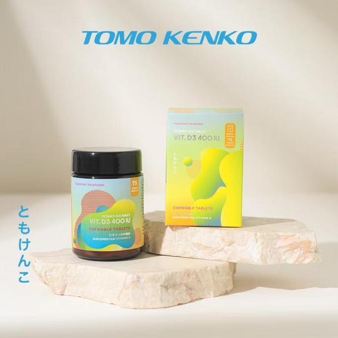 Tomo Kenko D3 400 IU Chewable Kunyah High Quality