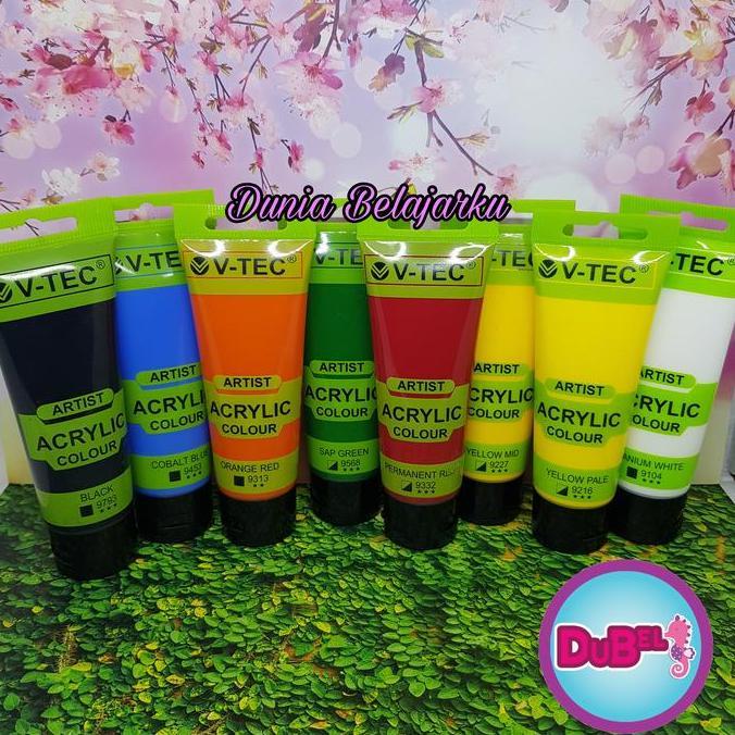 Indahkan- Cat Acrylic / Akrilik Vtec 75Ml