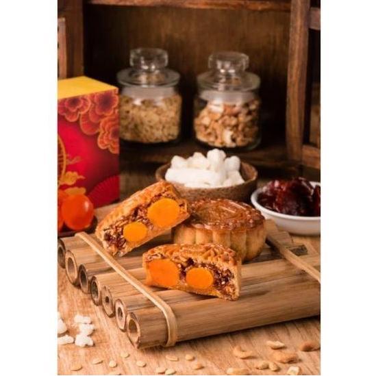 1 Box Isi 4 Kue Bulan Sin Lok Yen Tiong Ciu Guek Phia Mooncake Vegan 14 Rasa Ukuran Jumbo Tiong Ciu 