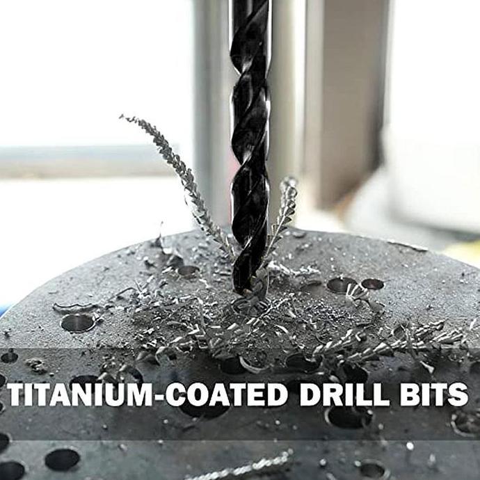 Kokok- J.Ld 300Set Mata Bor Multifungsi,Mata Bor Besi 7Pcs,Mata Bor Beton Tembok 5Pcs,Mata Bor Kayu 