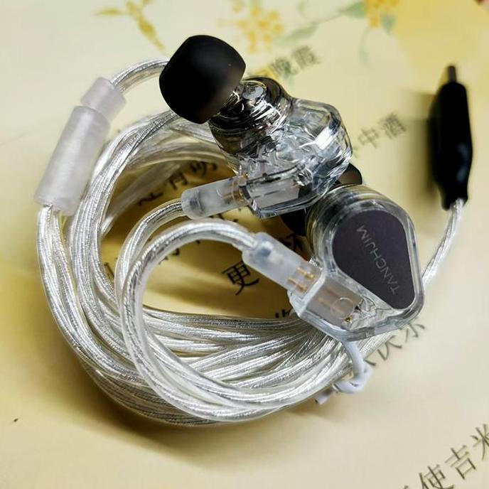 Tanchjim Bunny Dmt4 Ultra Dynamic Driver Earphone In Ear Monitor With Microphone