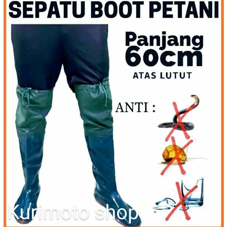 SEPATU BOOT KARET PETANI SAWAH TERNAK MANCING terlaris