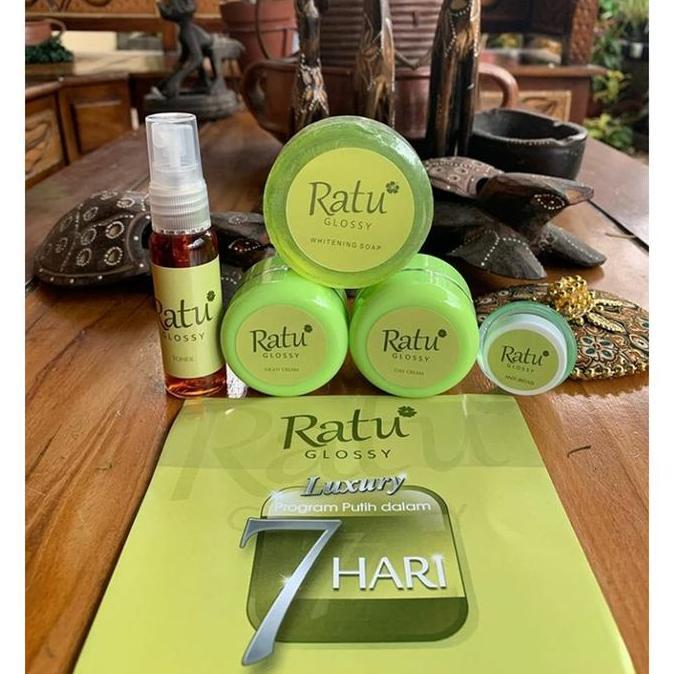 NEW RATU GLOSSY PAKET PENGELUPASAN / CREAM FLEK / GLOW TONER PENGELUPASAN BEST