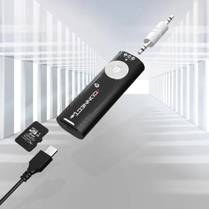 4Connect Bluetooth Audio Receiver Dongle with MP3 Player and FM Radio