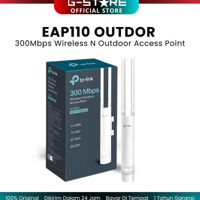 ACCESS POINT Tplink EAP110 Outdoor 300Mbps EAP 110 EAP-110 TP-LINK Antena