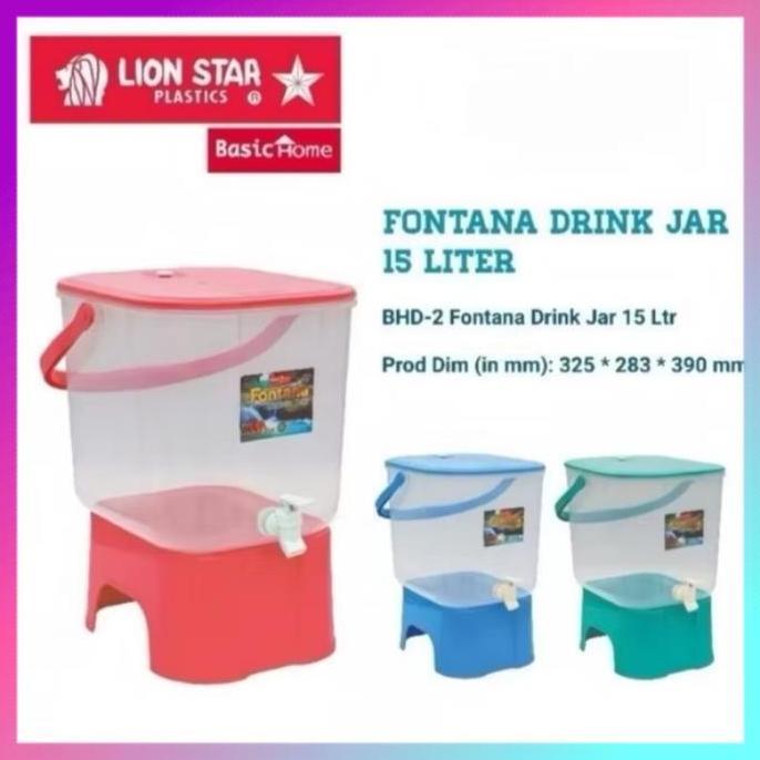 TERMURAH - Dispenser air drink jar lion star 15 liter/Tempat air minum dispenser 15 liter lion star