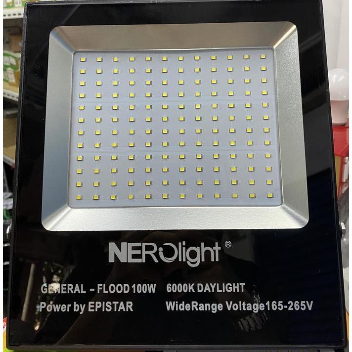 Nerolight Lampu Led Sorot 100W Ip65 6000K (Putih) New