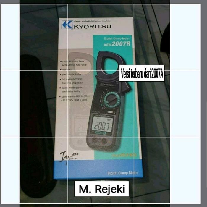 Kyoritsu 2007A Tang Ampere Digital Clamp Meter kyoritsu 2007A / 2007R (Versi Terbaru)