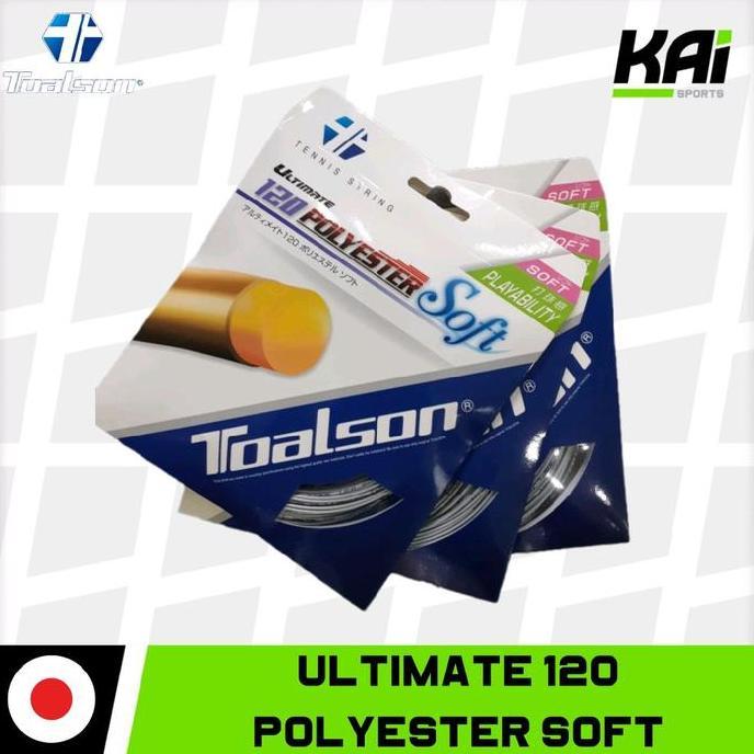 NEW SENAR TENIS TOALSON ULTIMATE 120 POLYESTER SOFT BEST