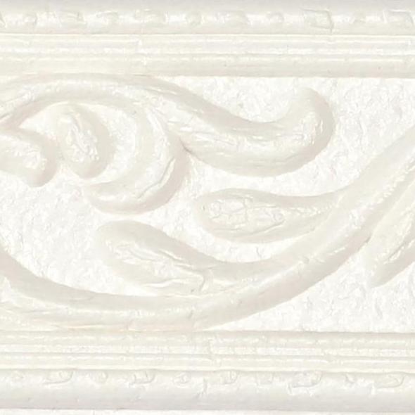 Kantowi- Paket List Wallpaper Foam Stiker 5Cm X 2,3M Putih Emas Cokelat Silver Isi 5 Pcs Kertas Stic