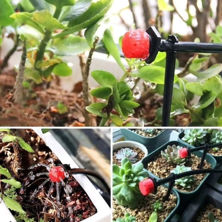 Bisa Cod Drip Putar Irigasi Tanaman Drip 8 Lubang ><