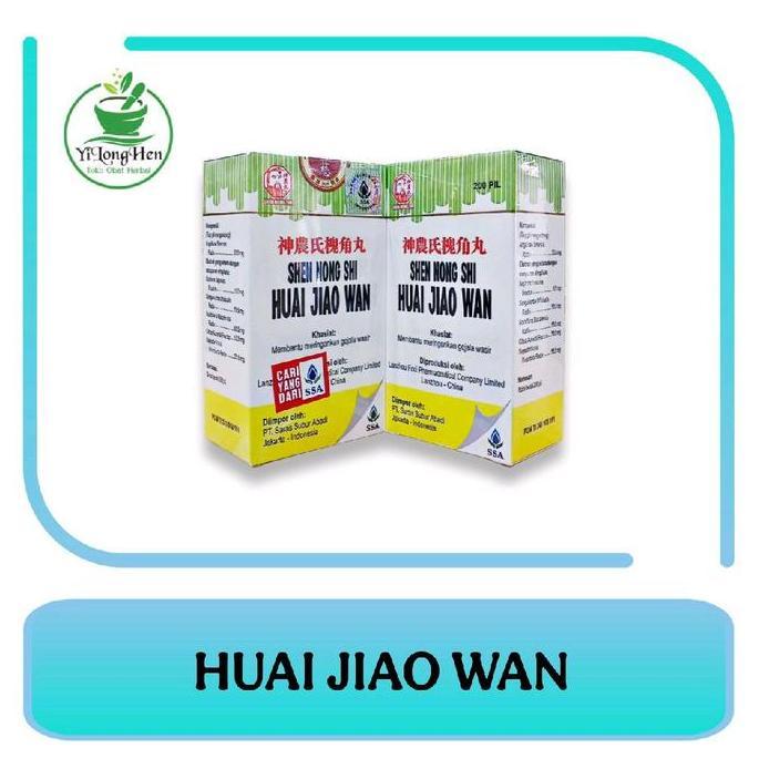 Ready  Huai Jiao Wan Obat Wasir Ambeien Sembelit Pendarahan Fructus Sophorae