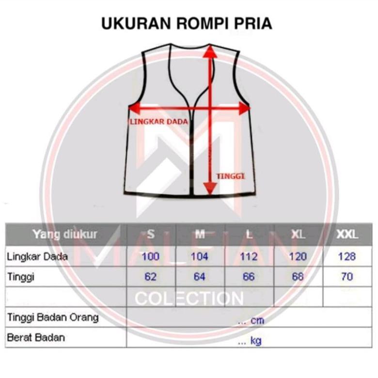 TERBARU Rompi Pria Terbaru/Rompi Motor Pria murah/Rompi Pria Bisa COD