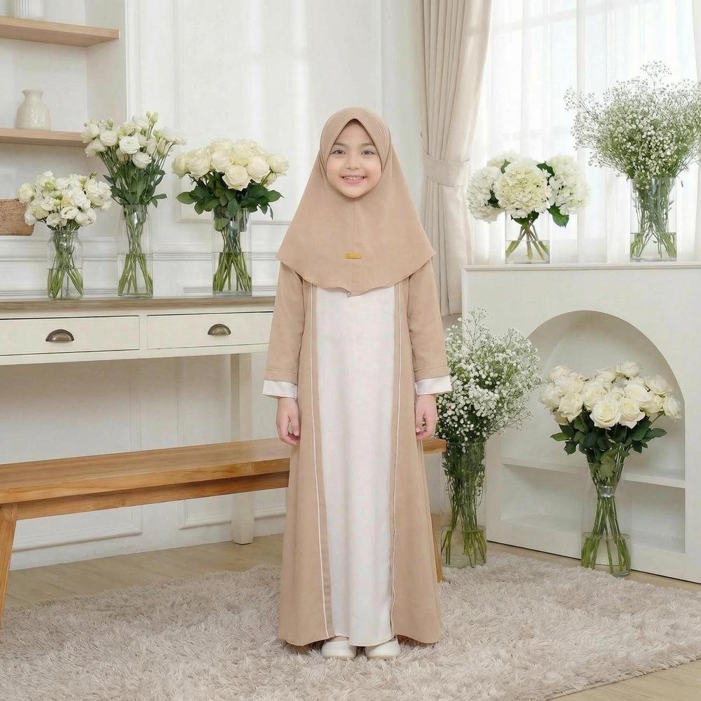 DISKON GAMIS ANAK PEREMPUAN 3-10 TAHUN ANTI UV ABAYA ANAK PEREMPUAN DRESS ANAK KIDS