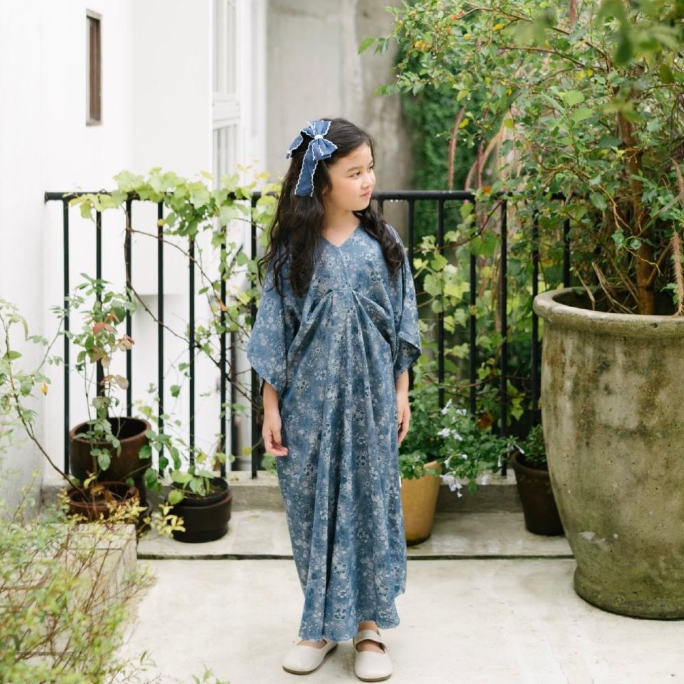 FREE ONGKIR ANISA KAFTAN - GAMIS LEBARAN ANAK PEREMPUAN RAYON JAQUARD ANAK TANGGUNG - MONAMI