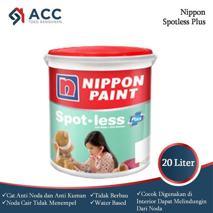 NIPPON PAINT Cat Tembok Nippon Spotless Plus Brilliant White (D1) 20 Liter