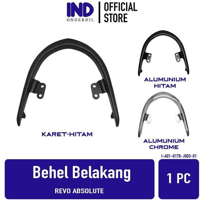 Behel-Begel-Pegangan-Handle-Besi-Karet Jok Belakang Revo Absolute