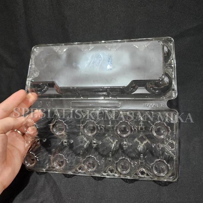 Tray Telur Ayam Negeri Omega / Tray Telur Bebek 10 Butir Kancing Tebal tw