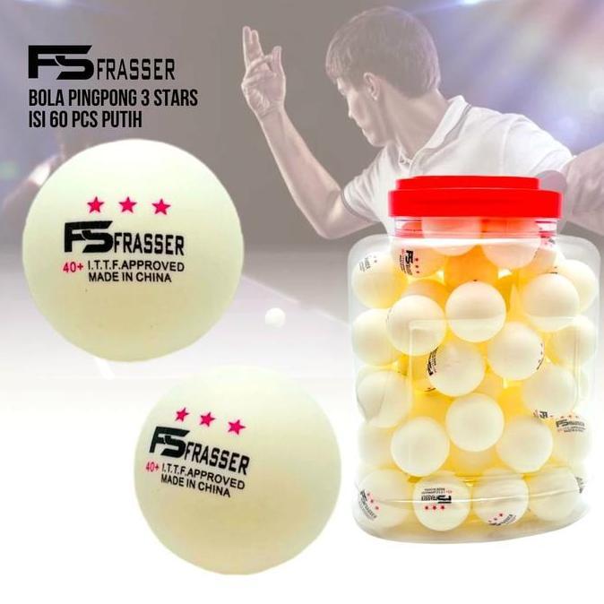 VRIGANZZ - FRASSER BOLA PINGPONG BOLA TENIS MEJA ABS BLPP 1
