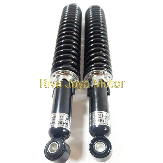 Shock Shockbreaker Belakang 360mm Hitam Beban Berat Universal