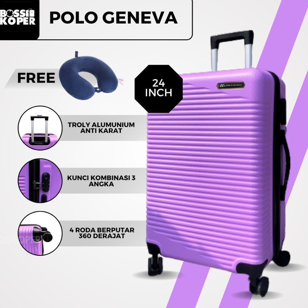 Koper 24 inch Polo ukuran bagasi-koper polo-koper travel-tas koper-tas travel-koper murah-koper fibe